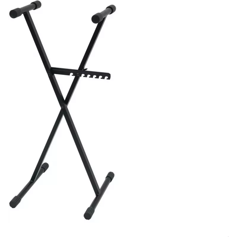 DIMAVERY SL-4 Keyboard-Ständer X-Rahmen Stahl Schwarz 26702063