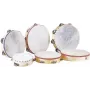 DIMAVERY DTH-106 Tambourin 25 cm Halbmond Schwarz 26053206