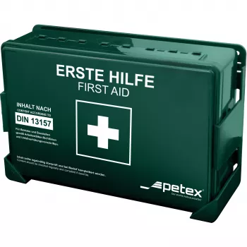 Petex DIN 13157 Erste-Hilfe-Kasten 270 x 85 x 180 mm Grün 43924213