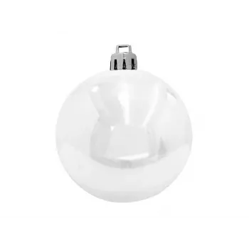EUROPALMS Dekorationskugel-Set 10 cm, Weiß, 4 Stück 83501264
