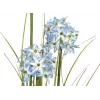 EUROPALMS Allium Gras Kunstpflanze, Blau, 120 cm 82600168