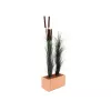 EUROPALMS Künstliches Schilfgras mit Kolben, Dunkelgrün, 152cm 82505854