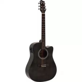 Dimavery STW-90 Dreadnought Akustikgitarre, Vintage Black 26245082
