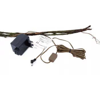 EUROPALMS Torfmyrten-Girlande mit LEDs, Weiß, 180 cm 83330308