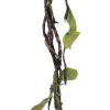 EUROPALMS Torfmyrten-Girlande mit LEDs, Weiß, 180 cm 83330308