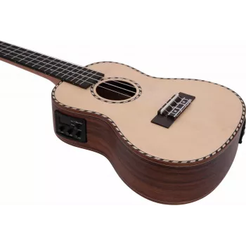 DIMAVERY UK-800 Konzert-Ukulele, massive Fichtendecke 26255857