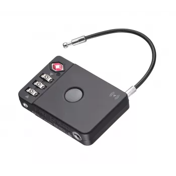 TROIKA TSA-Zahlenkofferschloss TRACK & FIND LOCK (LOK26/BK) – Schwarz