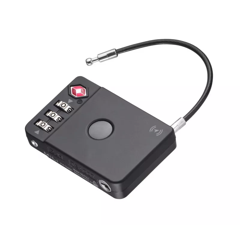 TROIKA TSA-Zahlenkofferschloss TRACK & FIND LOCK (LOK26/BK) – Schwarz