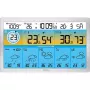 Technoline WD2500 Kabellose Wetterstation mit Außensensor, WLAN-App-Steuerung, Unterstützt bis zu 3 Sensoren, Farbdisplay