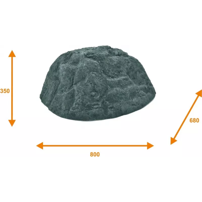 EUROPALMS Dekorativer Felsen Vulcano, Fiberglas, Mehrfarbig 83313231