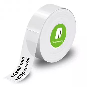 Olympia 6313 Transparente Etikettenrolle 14 mm x 40 mm (180 Etiketten)
