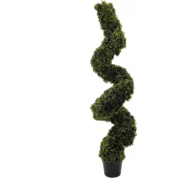 EUROPALMS Künstlicher Buchsbaum-Spiralbaum, 150cm 82607611
