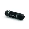 BALS 7371-1 Schuko-Stecker 16A 3p 250V IP54 Schwarz Gummi
