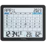 TECHNOLINE WT2600 Funk-Kalender-Wecker, Schwarz