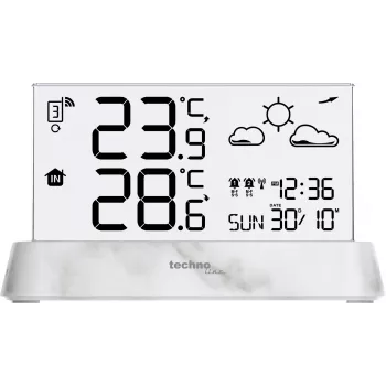 Techno Line WS6782 Kabelloses Thermometer mit 3-Kanal-Sensorunterstützung