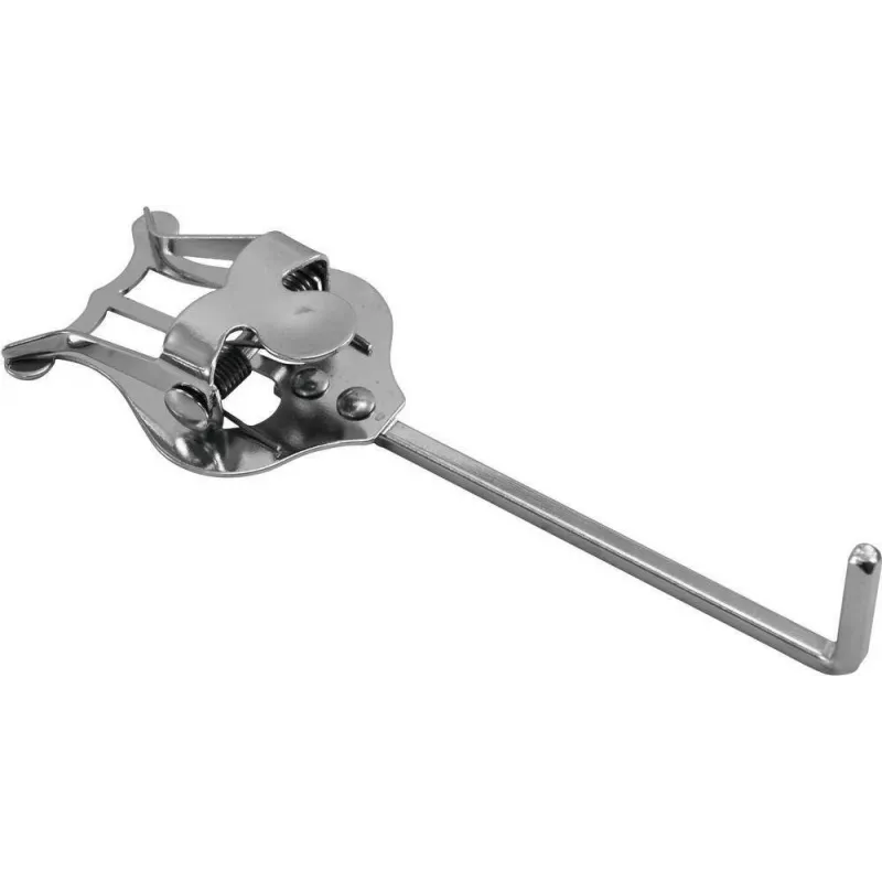 DIMAVERY Marschier-Lyra für Trompete, vernickeltes Metall, Klemmenbefestigung, Silber 26600540