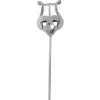 DIMAVERY Marschier-Lyra für Trompete, vernickeltes Metall, Klemmenbefestigung, Silber 26600540
