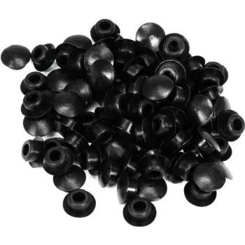 ZUBEHÖR Silikon-Dichtkappe 8,5 mm Schwarz, 100 Stück 60112480