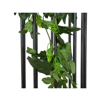 EUROPALMS Künstliche Hopfengirlande, 170cm, Grün mit braunen Zapfen 82501869