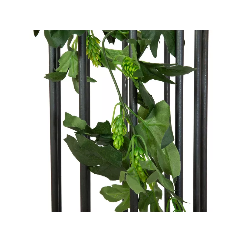 EUROPALMS Künstliche Hopfengirlande, 170cm, Grün mit braunen Zapfen 82501869