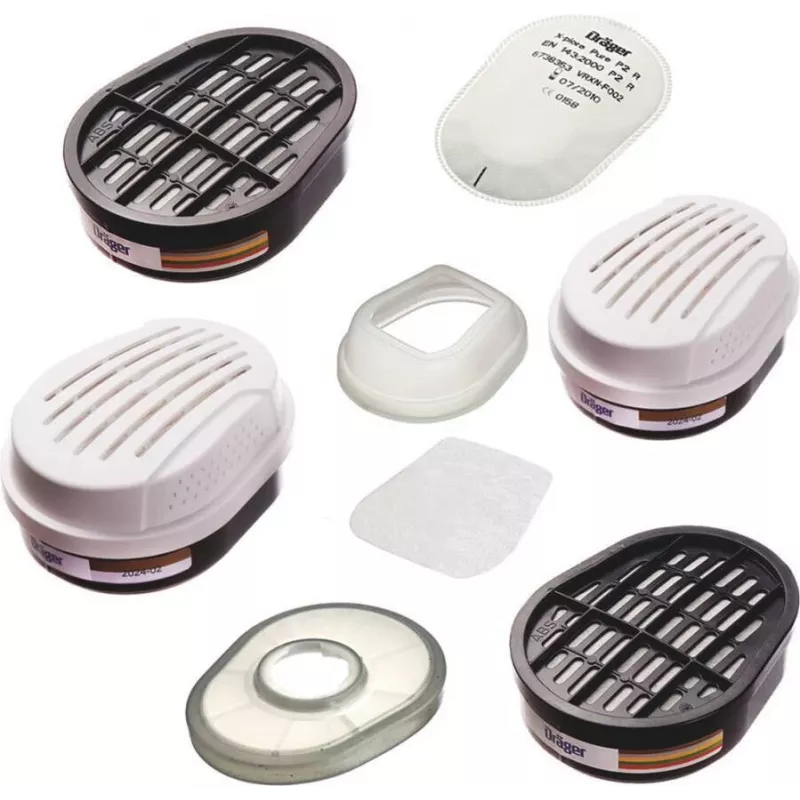Dräger X-plore Pure P3 R Bajonett-Partikelfilter (2er-Pack) 6738354