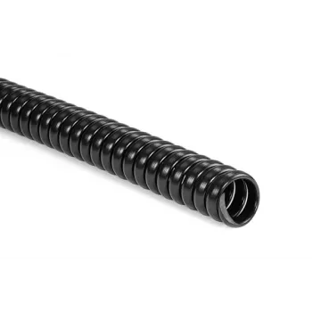 HellermannTyton Spiralschlauch SPS-10-PP-BK, Polypropylen, Schwarz, 10 mm Außendurchmesser, 25 m 162-10100