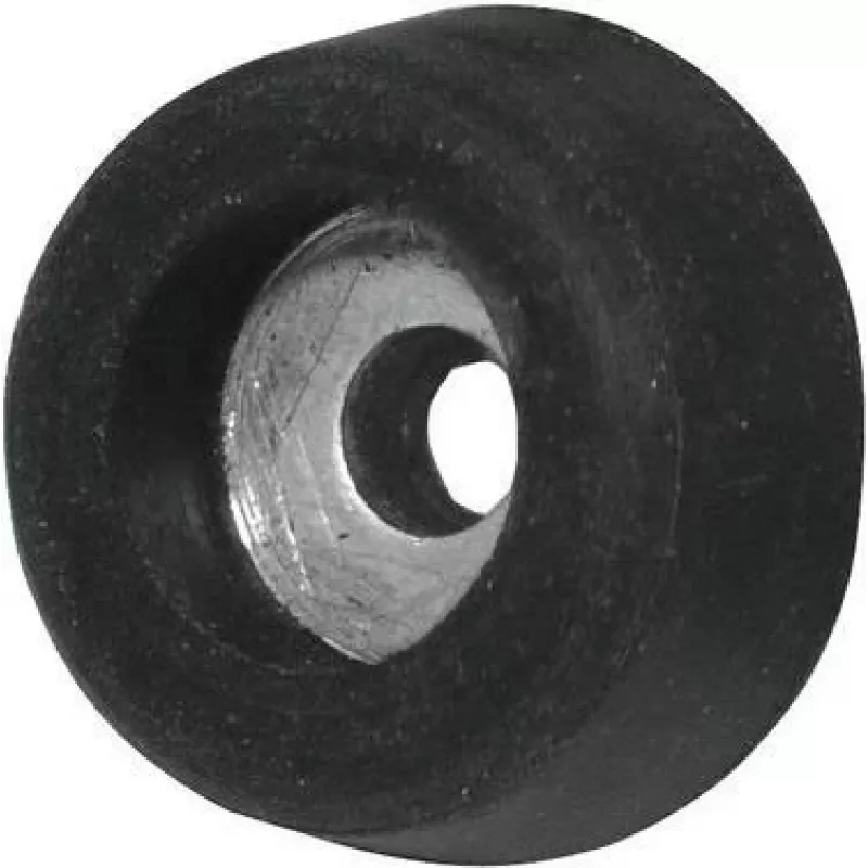 ACCESSORY Gummifuß klein mit Stahlring (3000130A) - Gummifuß klein mit Stahlring, Schwarz