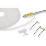 HellermannTyton HCR 12 Transparenter PVC-Markierungsträger, 25 m x 13 mm, Thermotransfer-bedruckbar