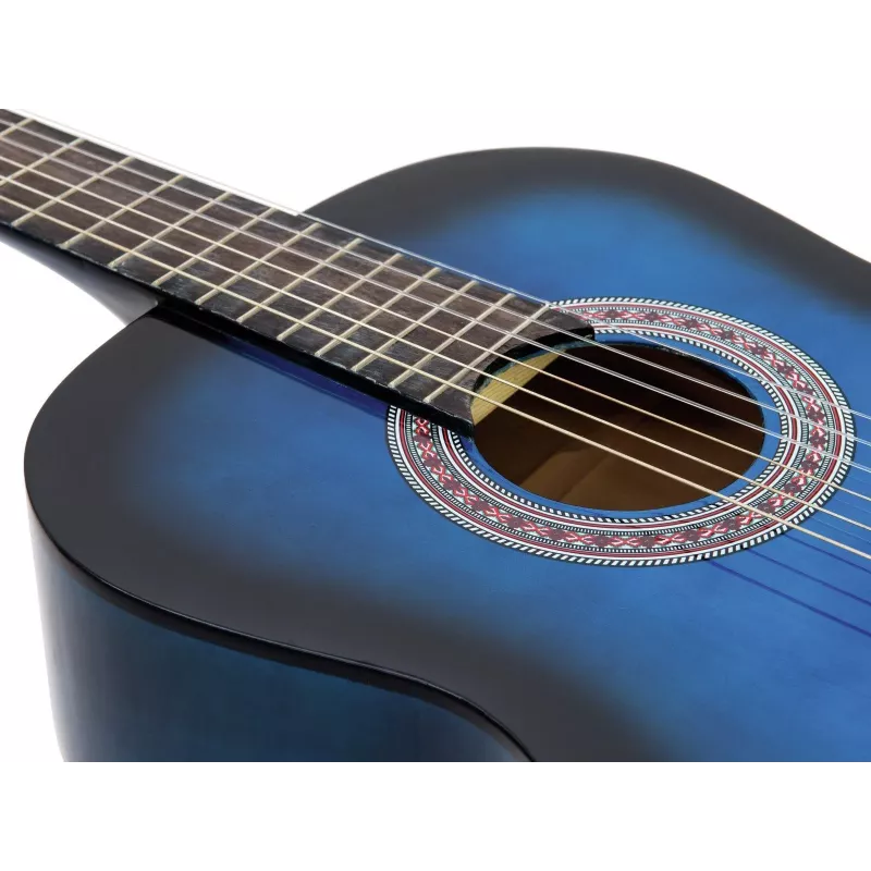 DIMAVERY AC-303 Konzertgitarre, Blueburst 26241007