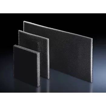 Rittal Filtermatte für Lüfterfilter, 599 x 320 mm, 8 mm, Kunststoffrahmen, 3er-Pack (3285920)
