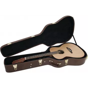 DIMAVERY Form-Case Western-Gitarrenkoffer, Braun (26341018)