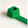 HellermannTyton T80R-N66-GN-C1 Standard-Kabelbinder, innenverzahnt, 210 mm x 4,6 mm, grün, 100 Stück 116-08015