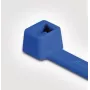 HellermannTyton T80L Standard-Kabelbinder, 390 x 4,6 mm, PA66, Blau, 100 Stück 116-05416