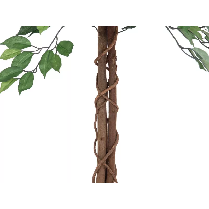 EUROPALMS Ficus Benjamina mehrstämmige Kunstpflanze, 150cm 82506125