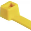 HellermannTyton T80R-N66-YE-C1 Standard-Kabelbinder, 210 x 4,6 mm, Gelb, 100 Stück 116-08014