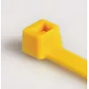 HellermannTyton T80R-N66-YE-C1 Standard-Kabelbinder, 210 x 4,6 mm, Gelb, 100 Stück 116-08014