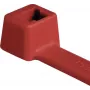 HellermannTyton T80R-N66-RD-C1 Standard-Kabelbinder, 210 mm x 4,6 mm, Rot, 100 Stück 116-08012
