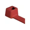 HellermannTyton T80R-N66-RD-C1 Standard-Kabelbinder, 210 mm x 4,6 mm, Rot, 100 Stück 116-08012