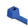 HellermannTyton T150R Kabelbinder, Blau, PA66, 380mm x 8,8mm, 100er-Pack 116-15016
