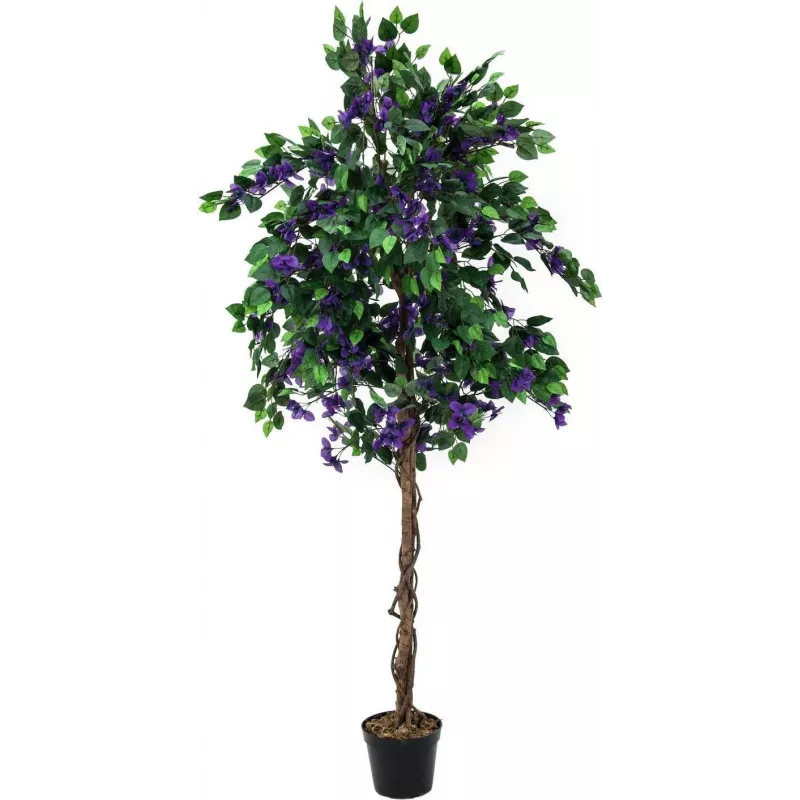 EUROPALMS Bougainvillea Lavendel Kunstpflanze 180cm 82507036
