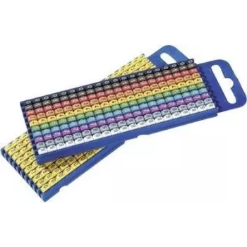 HellermannTyton 561-02100 Selbstklebende Kabelclips, Mehrfarbig, 200 Stück