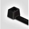 HellermannTyton T18L-HS-BK-C1 Kabelbinder, Polyamid 6.6, Schwarz, 100 mm x 2,5 mm, 100 Stück