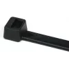 HellermannTyton T18L-HS-BK-C1 Kabelbinder, Polyamid 6.6, Schwarz, 100 mm x 2,5 mm, 100 Stück