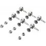 Dimavery TL-Style Gitarrenmechaniken-Set, 6-in-Line, Chrom, gekapselte Getriebe, für Rechtshänder 26300250