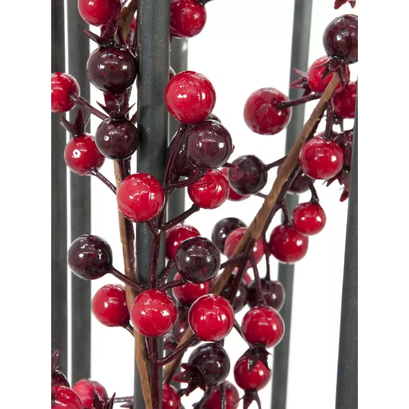 EUROPALMS Künstliche gemischte Beeren-Girlande, 180cm, Rot 83500501