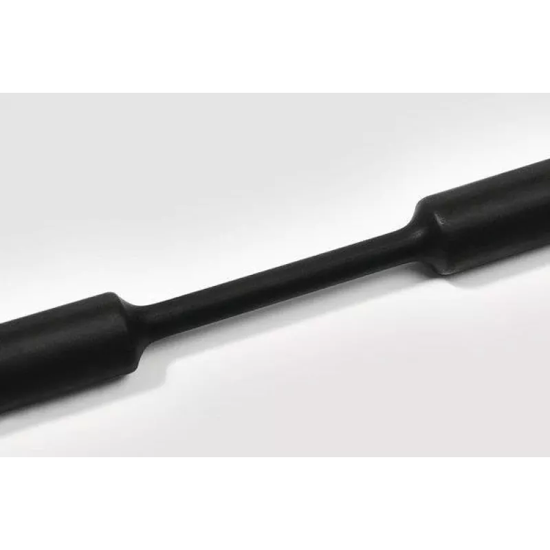 HellermannTyton TREDUX-6/2 PO-X BK 15 Wärmeschrumpfschlauch, 3:1, 6mm auf 2mm, Schwarz, 1m