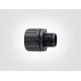 HellermannTyton HG25-S-M25 PA66 BK 10 gerader Anschluss, M25 Gewinde, 25 mm Kanal, Schwarz