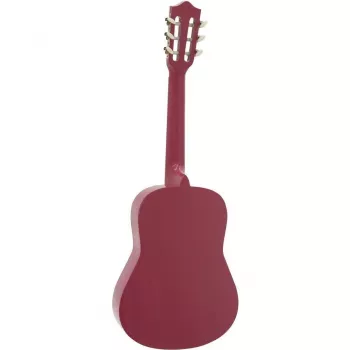 Dimavery AC-303 Konzertgitarre 1/2 Pink mit Gig Bag