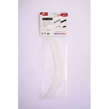 HellermannTyton HIS-3 Wärmeschrumpfschlauch-Set 3:1, 1,5 mm/0,5 mm, Transparent, 10 Stück 308-30164
