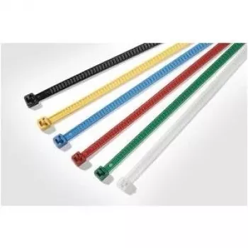 HellermannTyton LR55 wiederverwendbarer Kabelbinder 195 x 4,7 mm Grün 25er-Pack 115-00005